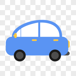 交通工具小汽车图标免抠矢量插画素材图片