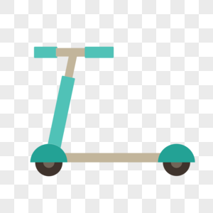 交通工具电动滑板车图标免抠矢量插画素材图片