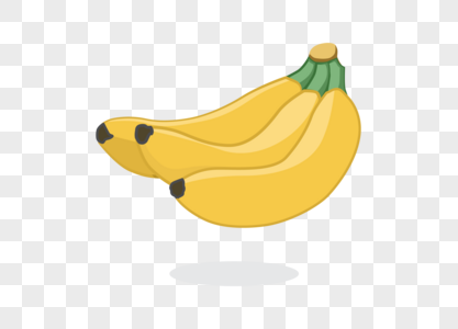 卡通简约水果香蕉元素图片