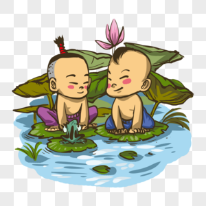 中国风荷叶背景图片