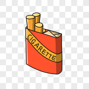 香烟禁止吸烟烟盒高清图片