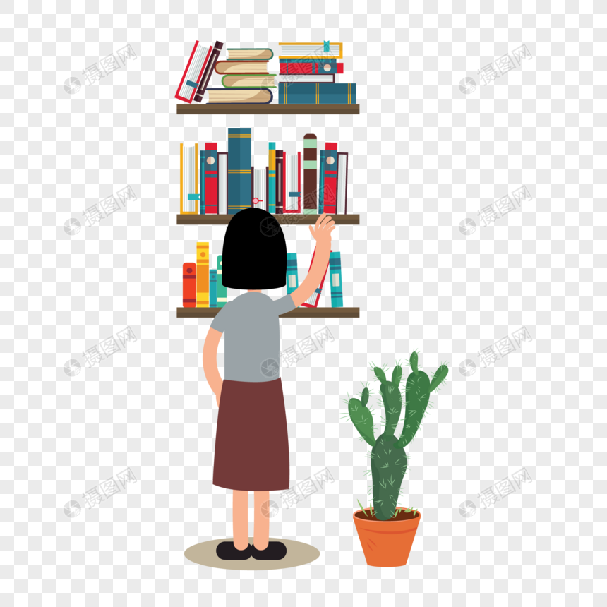 找书元素素材psd格式_设计素材免费下载_VRF高清图片401360095