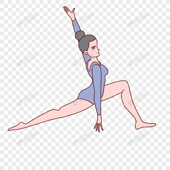 奥利匹克日跳体操的女运动员图片