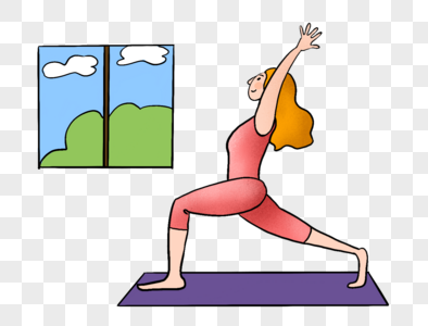 运动瑜伽健身素材图片