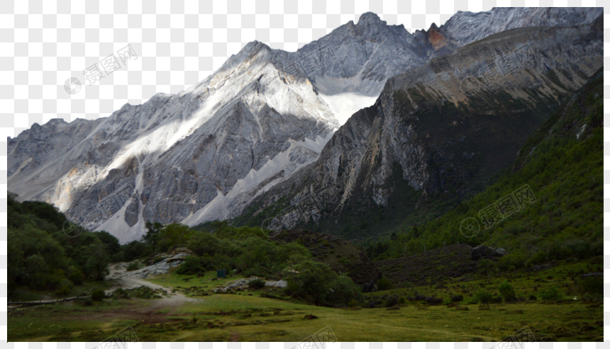 稻城亚丁风景区雪山图片