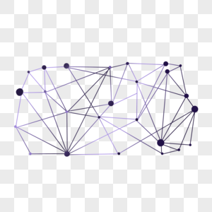 蓝紫色科技感线条图片