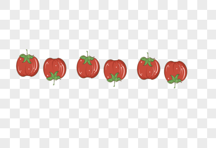 西红柿分割线图片