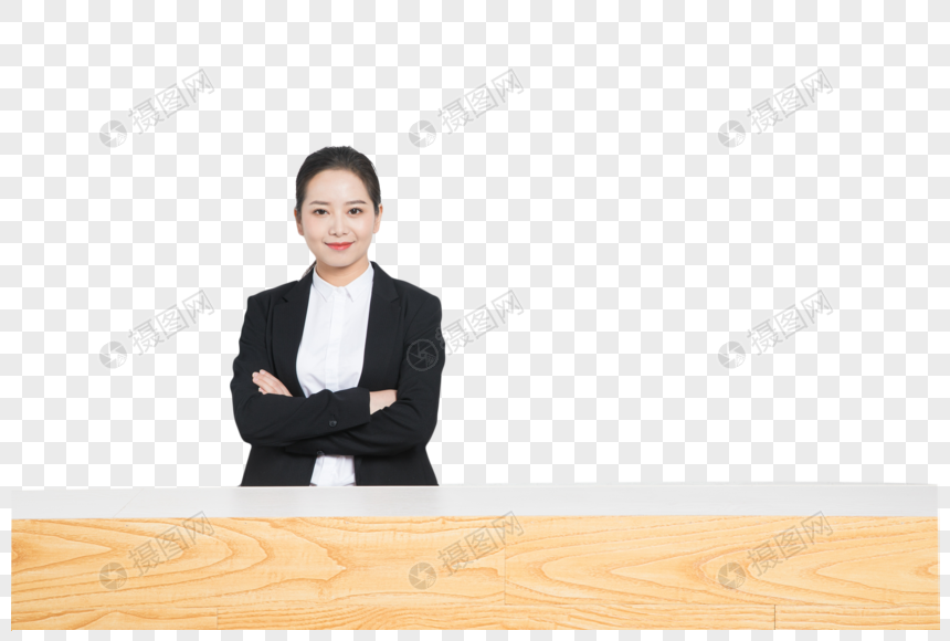 商务女性前台图片
