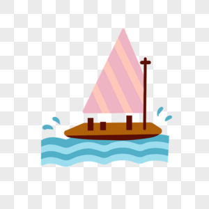 在海上的帆船图片