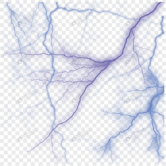 闪电png免抠元素自然界图片