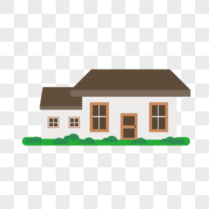 AI矢量图别墅房子温馨家园元素图片