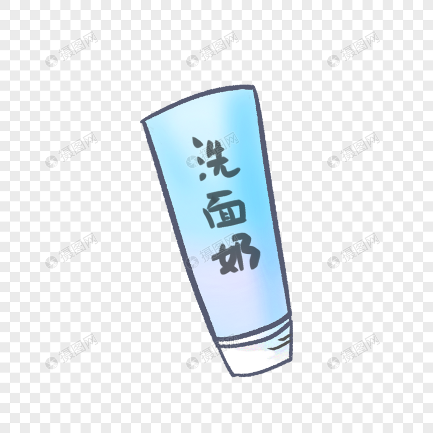 手绘洗面奶