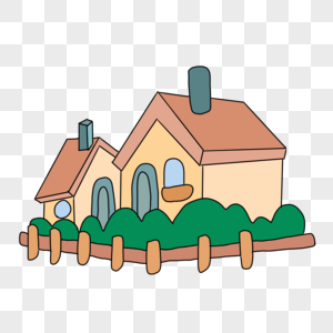 房子褐色小房子高清图片