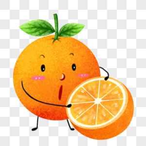 橙子带叶子的橙子高清图片