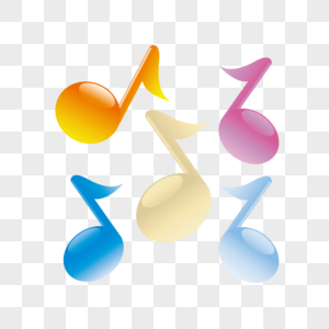 AI矢量图音乐节元素动感音乐符号图片