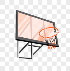 灰色篮球框体育用品篮球框高清图片