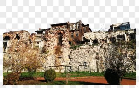 土耳其老城墙高清图片