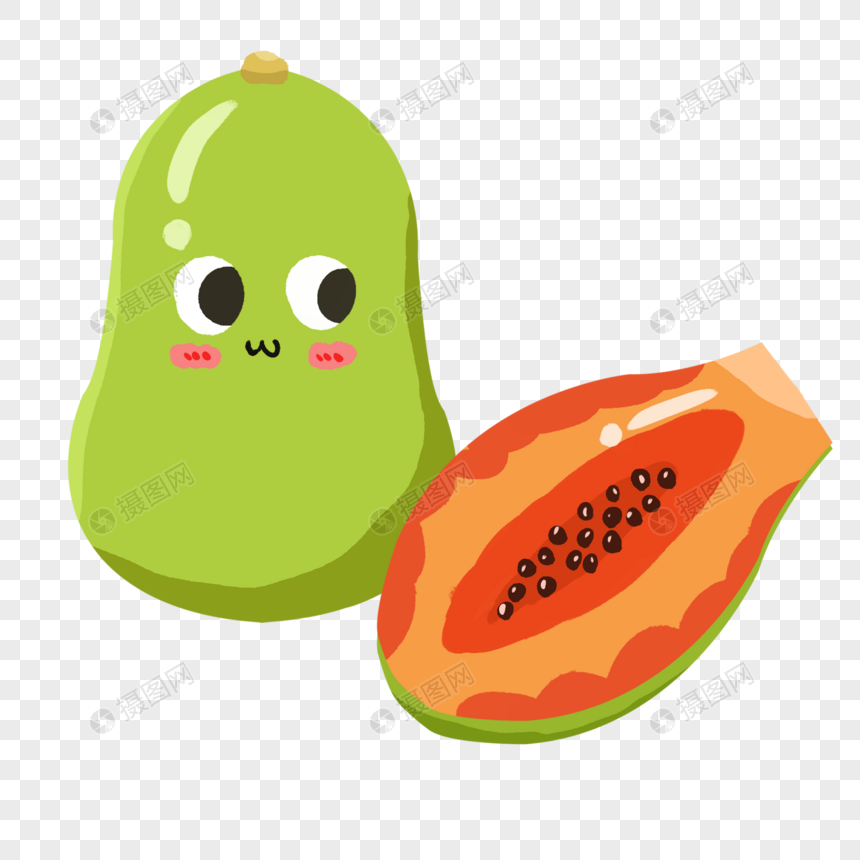 可爱木瓜