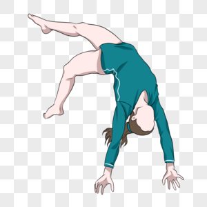 奥运会女子单人自由体操后空翻图片