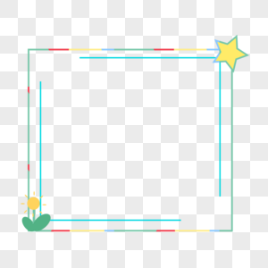 小清新装饰相框边框高清图片素材