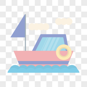 海中行驶的船高清图片