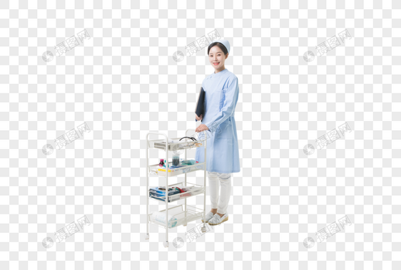 护士推着换药车图片