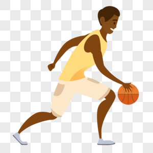 黑人篮球图片