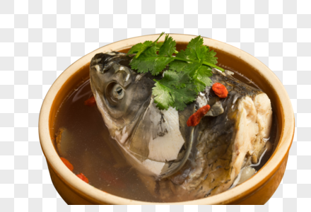美味的鱼头汤高清图片