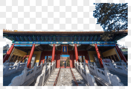 北京孔庙古建筑图片