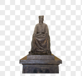安徽滁州琅琊山欧阳修纪念馆雕像高清图片