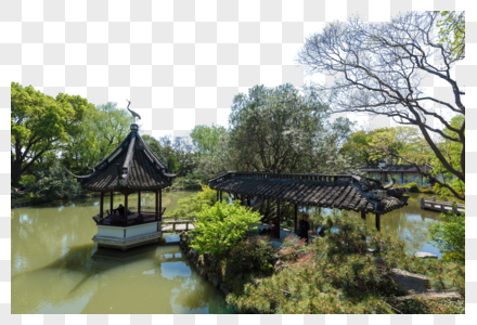 上海松江古典园林醉白池图片