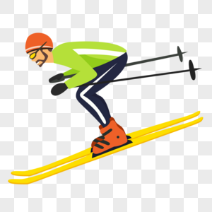 滑冰古代滑雪高清图片