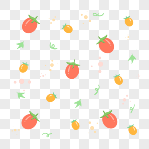 清新夏天番茄背景图片