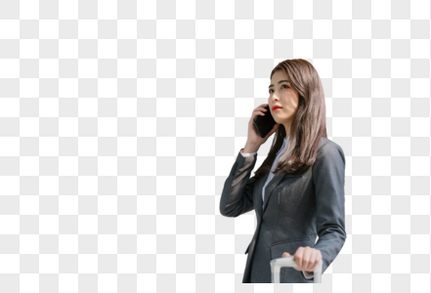 商务女性在打电话手机高清图片素材