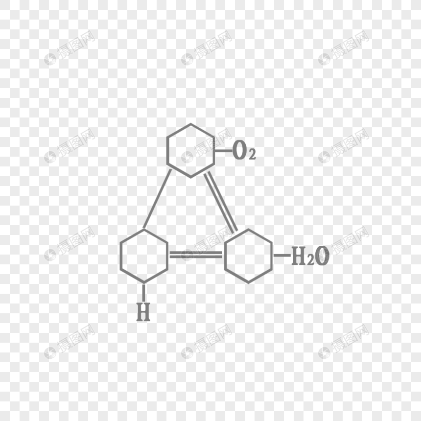 医学生物学化学分子结构式h2o