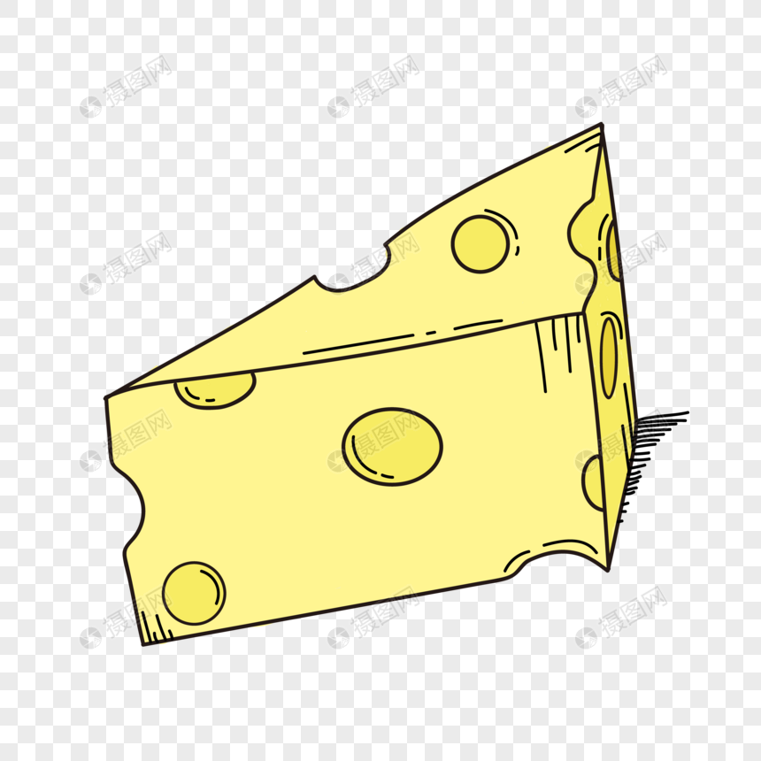 手绘奶酪图片