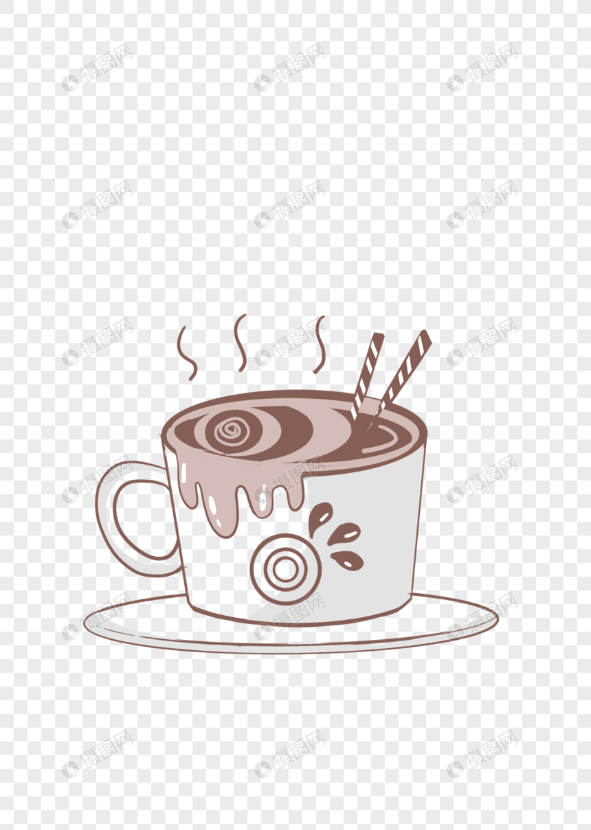 咖啡小元素图片