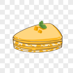 芒果千层蛋糕图片