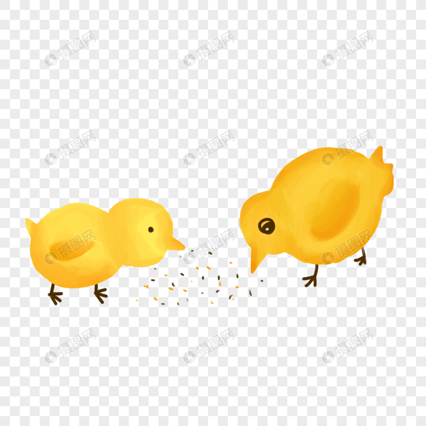 小鸡啄米