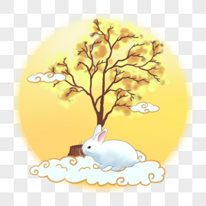 中秋节月兔图片