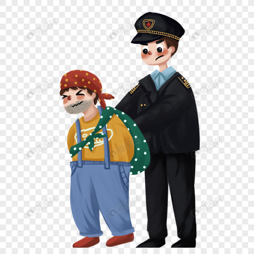 警察抓小偷
