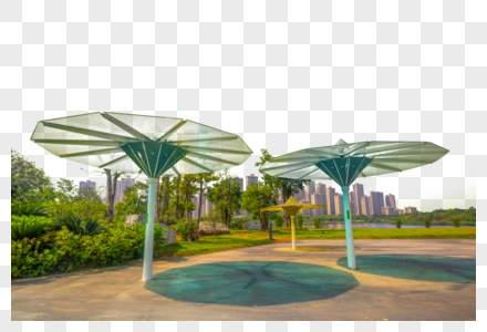 伞状遮阳建筑图片