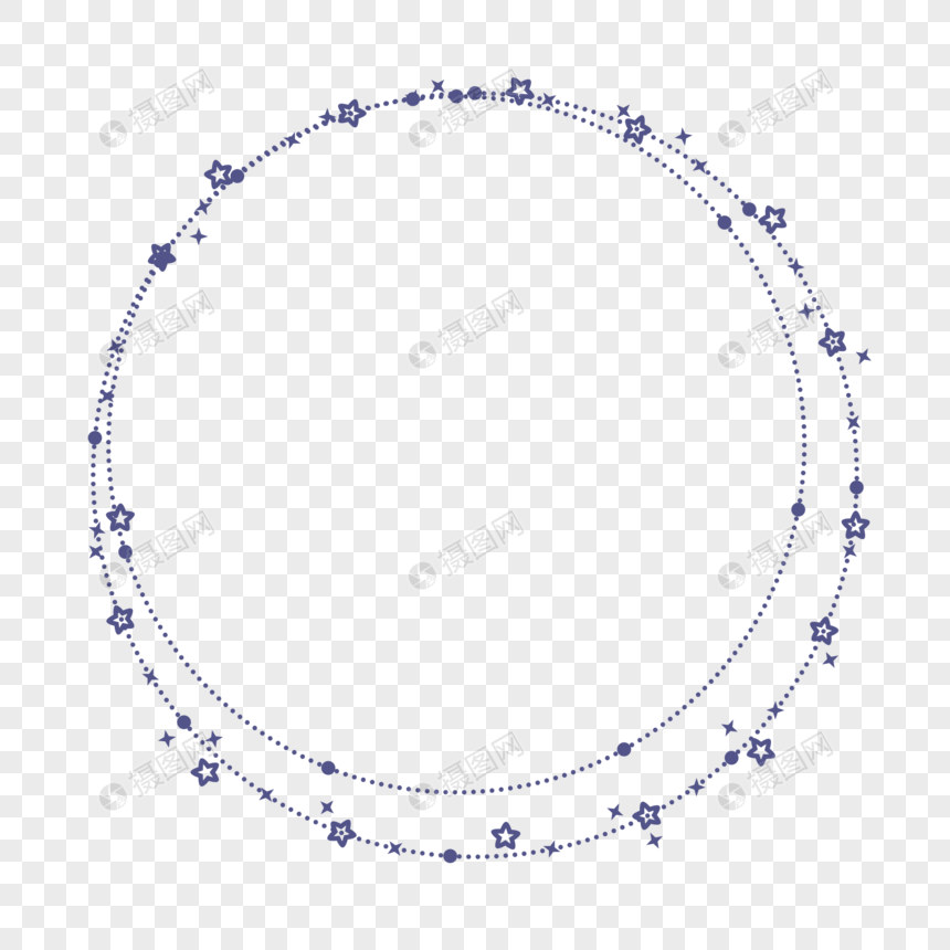 简约星星边框图片