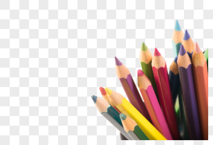 彩色铅笔水彩笔彩色笔高清图片