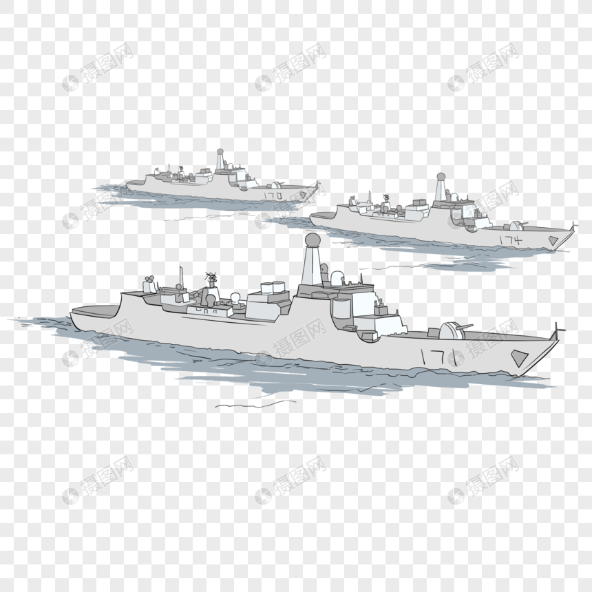 军事战舰图片