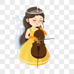 音乐节拉大提琴唱歌的女孩图片