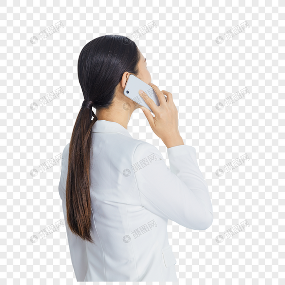 职场女性电话沟通图片