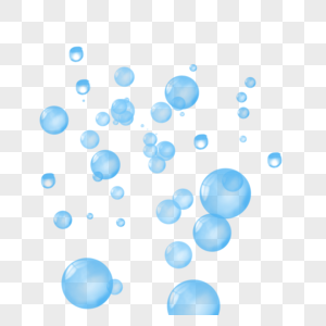 透明水气泡小气泡素材高清图片