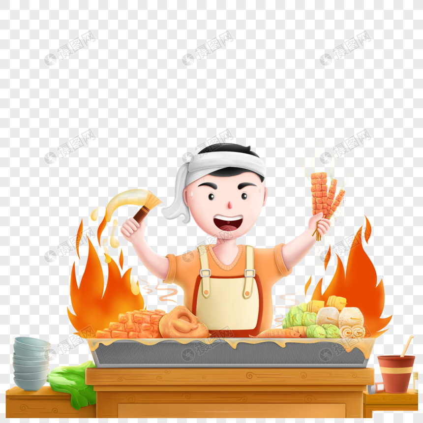 烧烤师傅