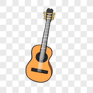 卡通乐器吉他图片